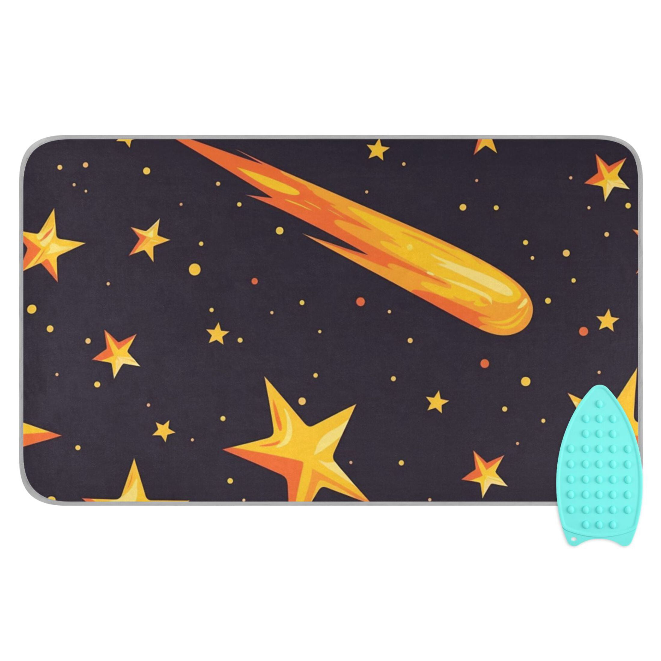 Shooting Stars Ironing Mat Blanket Portable Travel Ironing Pad Heat Resistant Pad 47.2" x 27.6”