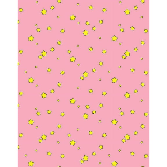 Shooting Stars Removable Vinyl Wallpaper by Barbie - Bubblegum