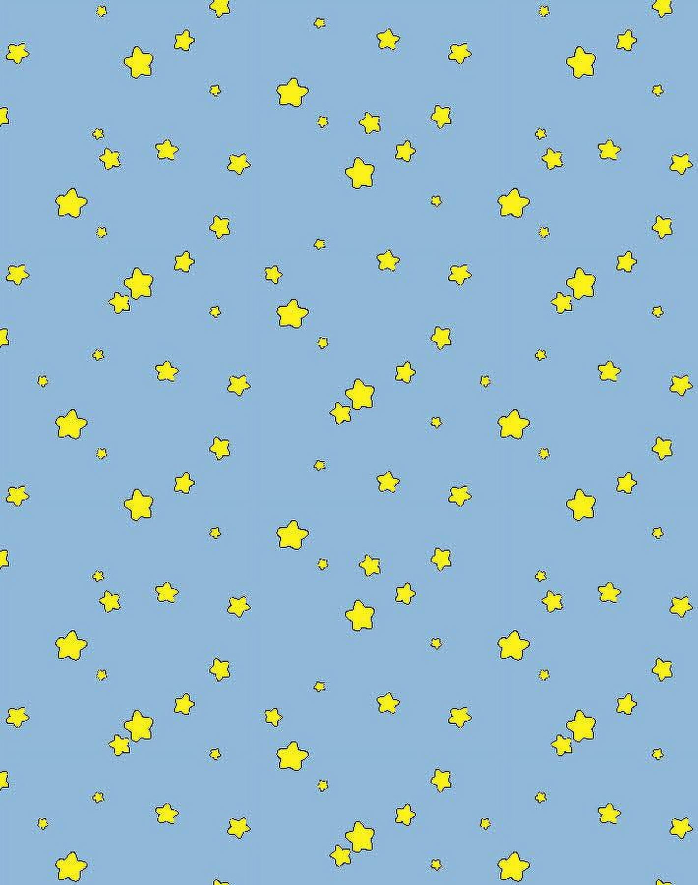 Shooting Stars Removable Vinyl Wallpaper by Barbie - Cornflower