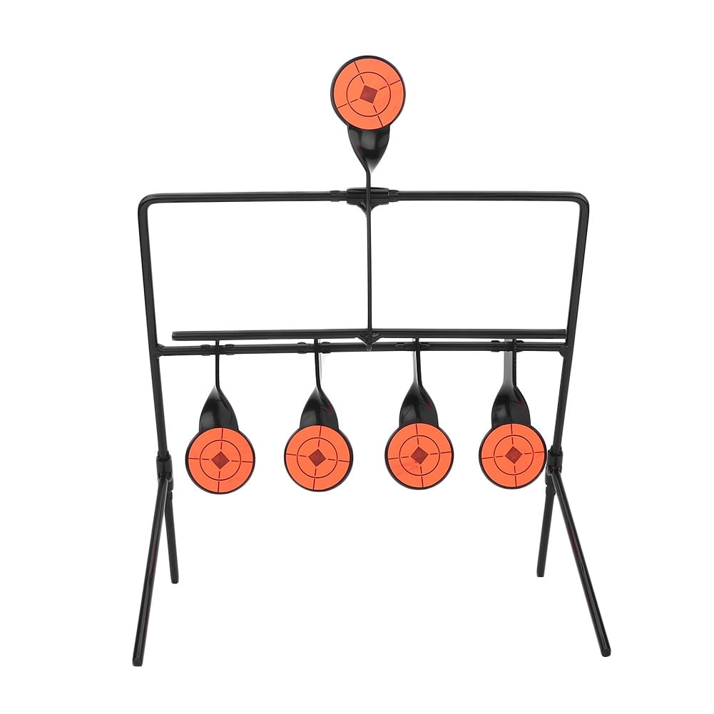 Shooting Target, Steel Shooting Target Stand Firm Stable Wear Resistant Sturdy Appropriate Size Professional With Stickers For Men Women For Outdoor Activities