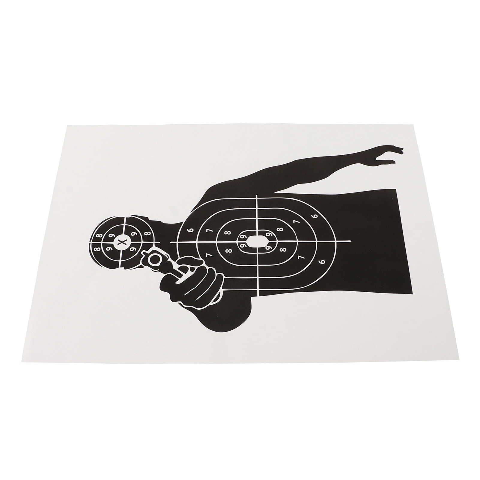 Shooting Targets Paper, 10Pcs Portable Heavy Duty Target Papers For