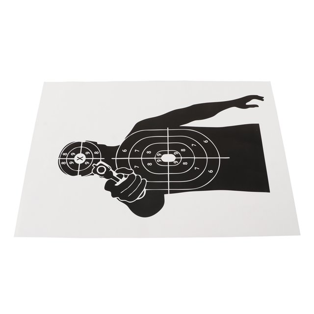 Shooting Targets Paper, 10Pcs Portable Heavy Duty Target Papers For