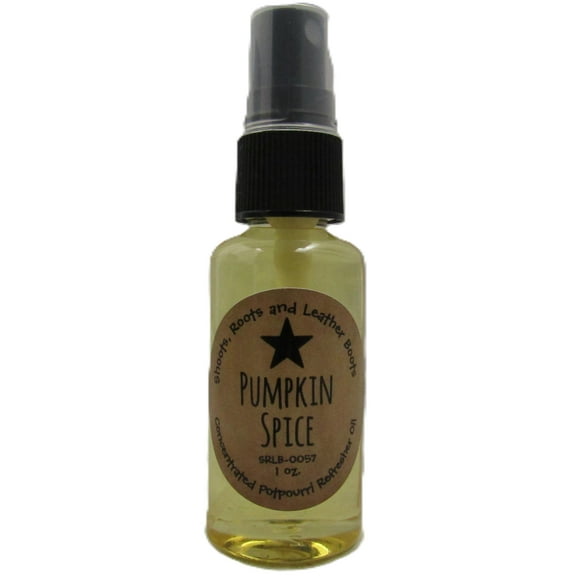 Shoots, Roots & Leather Boots Pumpkin Spice Potpourri Refresher Spray 1 oz Pump Bottle