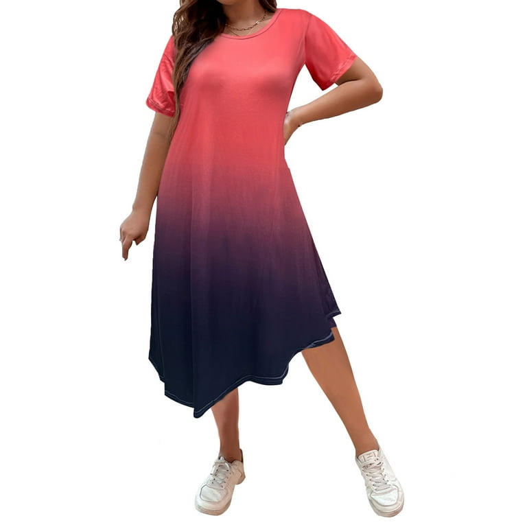 Walmart plus size casual dresses outlet
