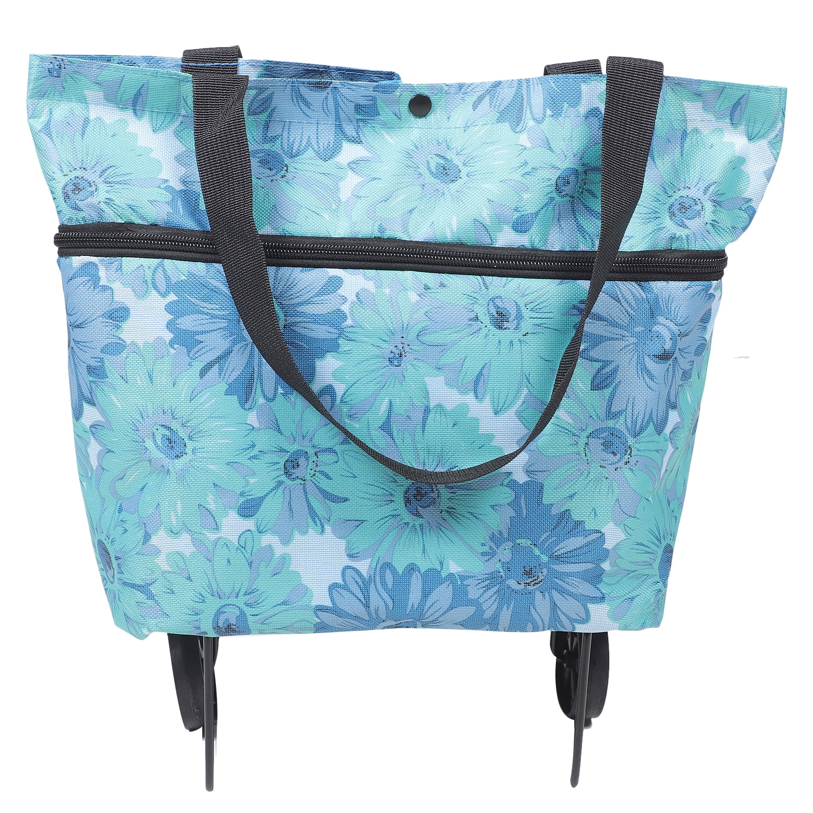 Shop Cart Folding Wheeled Shopping Bag Carts for Groceries Miss with