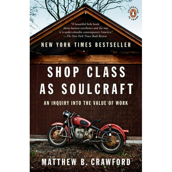 Shop Class as Soulcraft: An Inquiry into the Value of Work, (Paperback)