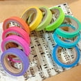 thumbnail image 1 of Shop Clearance! 10pcs Rainbow Washi Sticky Tape Colorful Adhesive Paper Scrapbooking, 1 of 3