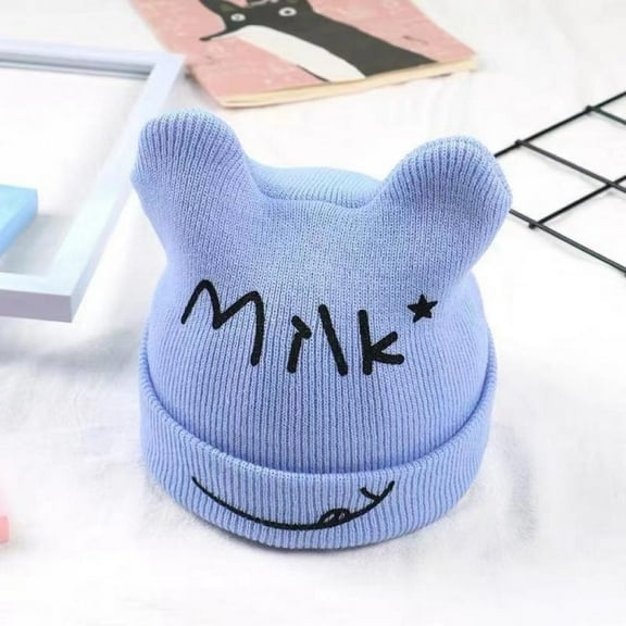 Shop Clearance! Kids Breathable Hat Knitted Warm Hat Cute Cozy Soft Hat for Boys and Girls