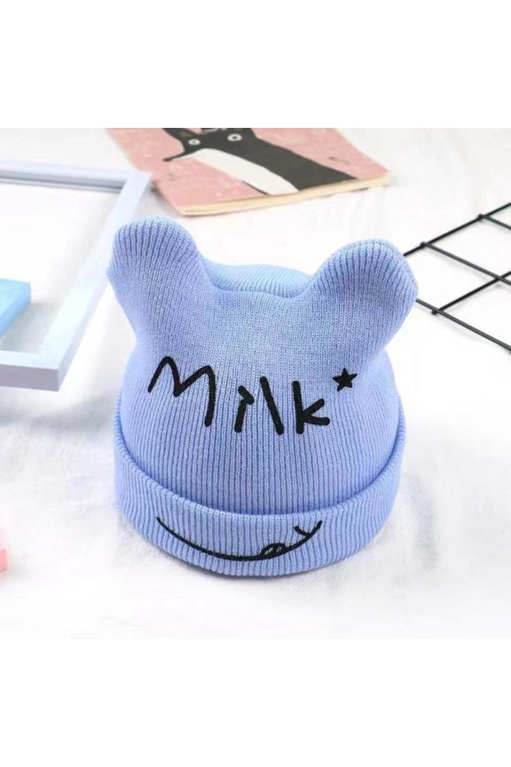 Shop Clearance! Kids Breathable Hat Knitted Warm Hat Cute Cozy Soft Hat for Boys and Girls