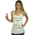 thumbnail image 1 of Shop Delfina Pour Me Wine - N - Tell Me I'm Pretty Funny Women's Drink Tank Top, 1 of 5