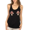 thumbnail image 1 of Shop Delfina Sequin Red Magical Mushroom Shroom Women's Summer Casual Tank Top L, 1 of 5
