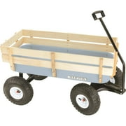 Shop Fox D3244 32-Inch x 14-Inch Pneumatic Wheel Heavy-Duty Wooden Wagon