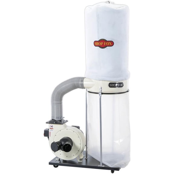 Shop Fox W1685 1.5 Horsepower 1,280 Cubic Feet Per Minute Wood Dust Collector