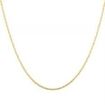 thumbnail image 1 of 1.5mm Rope Chain Necklace in 14K Yellow Gold 1.70 Grams 22 Inches Christmas Gifts, 1 of 8