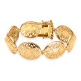 thumbnail image 1 of SHOP LC DELIVERING JOY 18K Vermeil Yellow Gold Over Sterling Silver Filigree Bracelet 7.25 In 19.15 Grams Gifts, 1 of 1