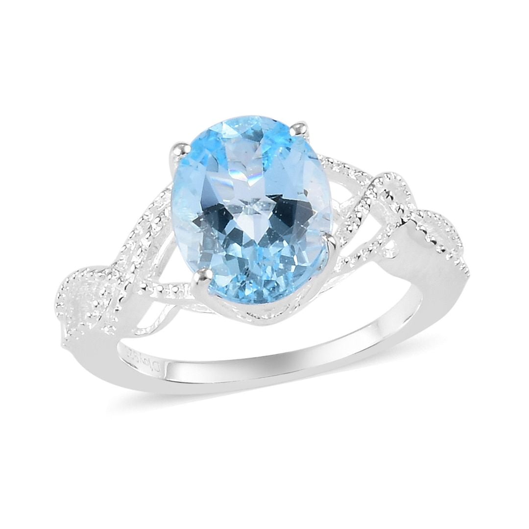 Beautiful Blue Promise Rings