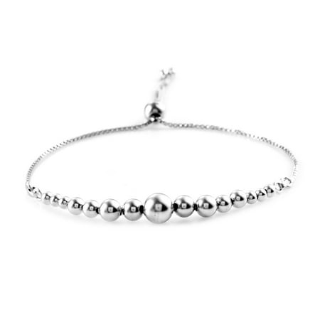 Shop LC 925 Sterling Silver Bolo Bracelet Women Jewelry Gifts Ct 2.8 Adjustable Birthday Gifts