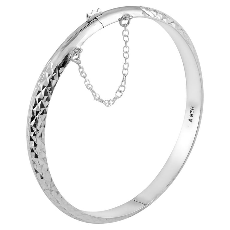 Cute Real 925 Sterling Silver Bracelet for Girls