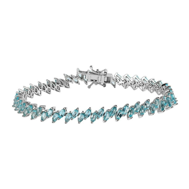 Sterling Silver Bracelet shops with Apatite