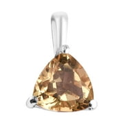 Shop LC Citrine Trillion Stainless Steel Solitaire Pendant for Women Jewelry Ct 0.9 Birthday Gifts