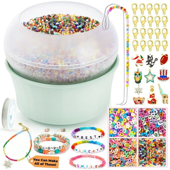 Shop LC Electric Bead Spinner for Jewelry Making, Bracelet Maker - Green