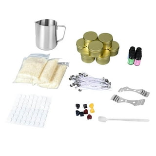 CraftZee Candle Making Kit for Adults Beginners - Soy Candle Making Kit  Includes Soy Wax, Scents, Wicks, Dyes, Tins, Melting Pot & More DIY Candle