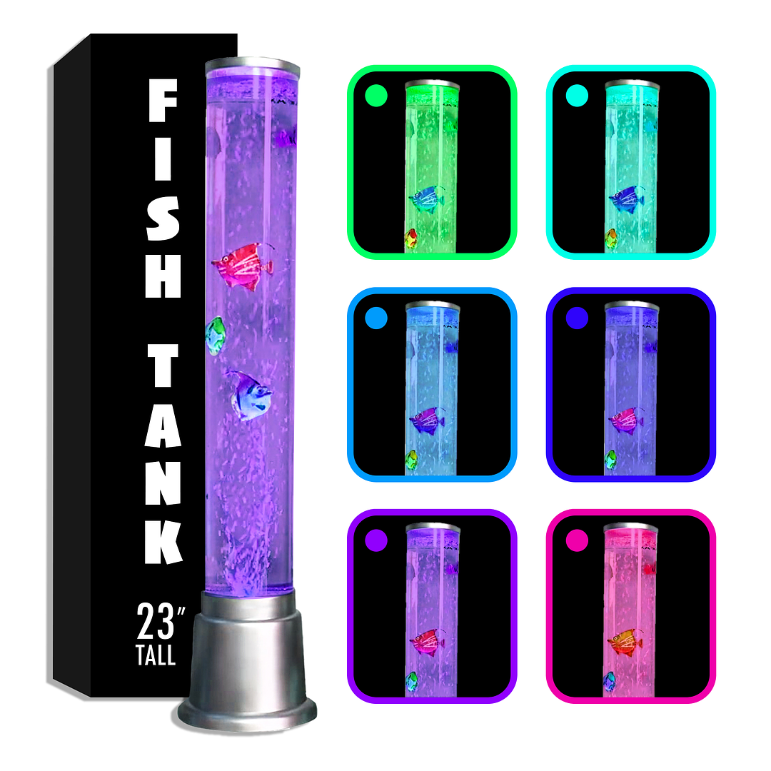 Shop LC Mood Fun Electric Cool LED Desk Table Fish Tank Lamp with Color Changing Lights Walmart