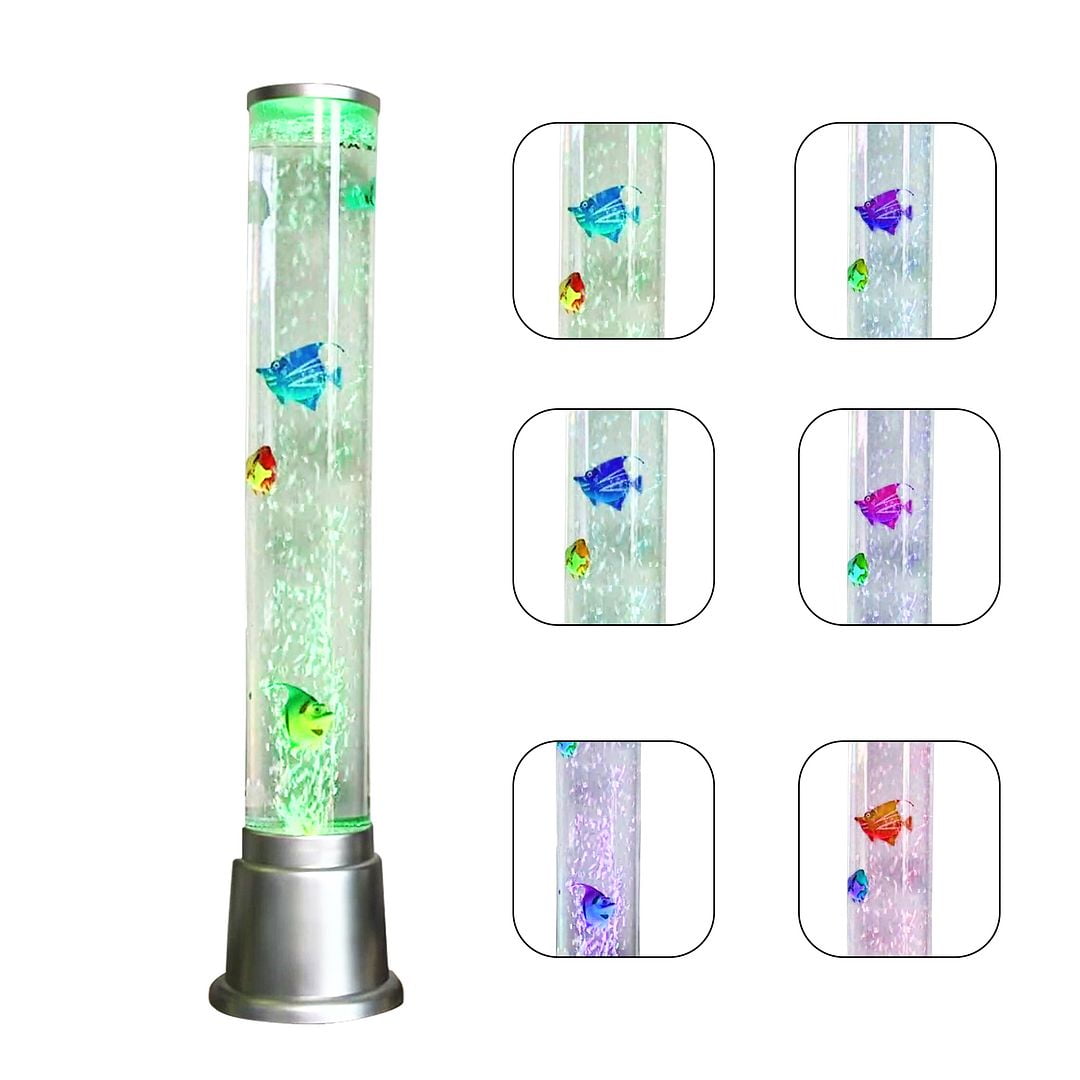 Shop LC Multicolor LED Desk Table Fish Tank Bubble Lamp with ...