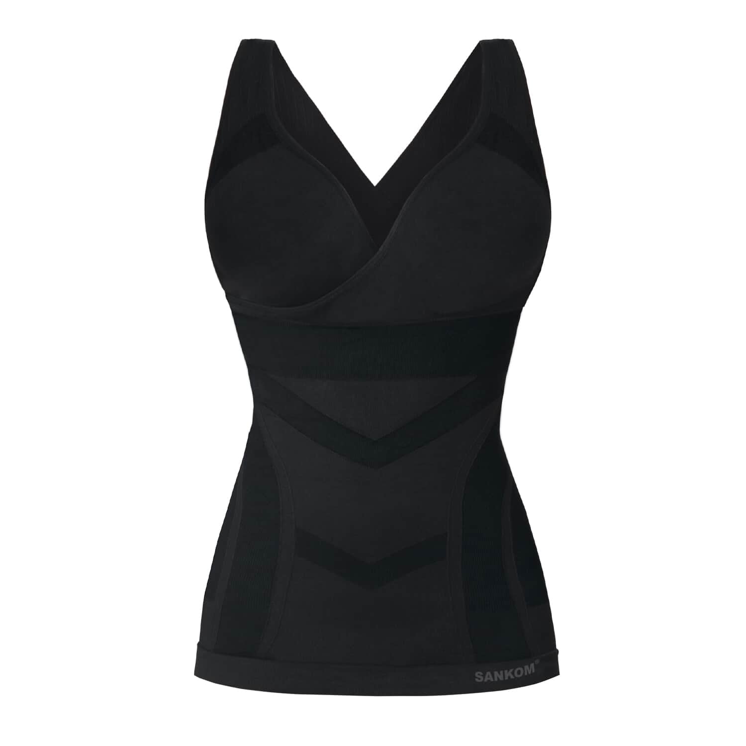 Shop LC SANKOM Body Shaper Posture Corrector Shapewear Patent Fibers  Shaping Camisole with Bra Black XXXL Gifts Christmas Gifts 