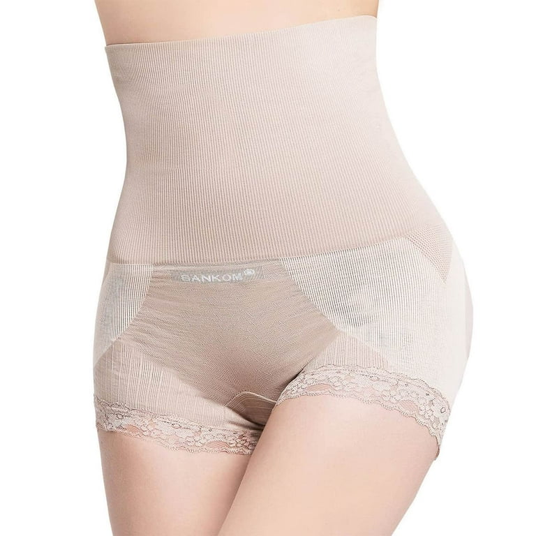 Buy Sankom Patent Lace Brief Shaper with Bamboo Fibers (XS, Gray