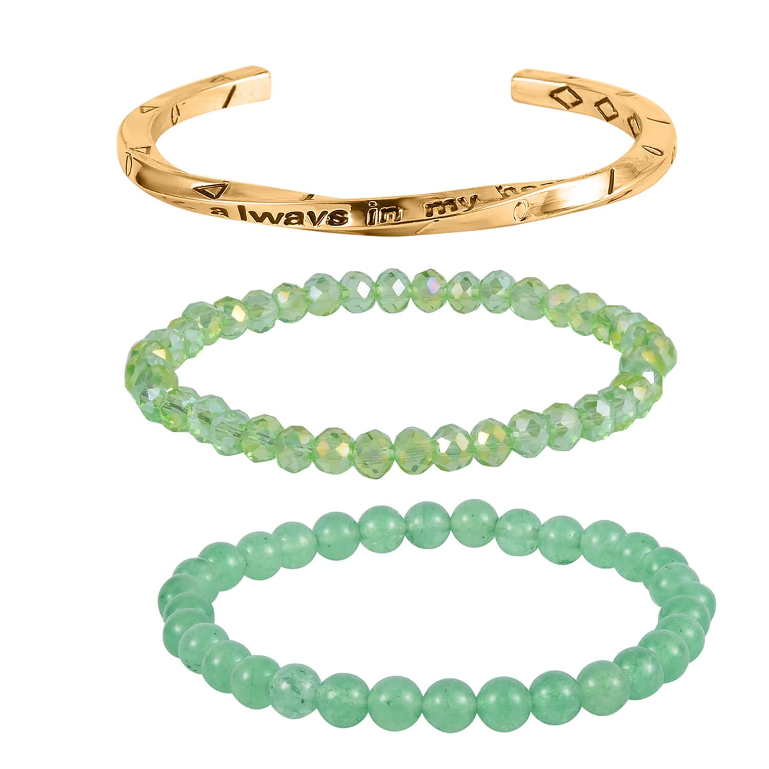 Green Aventurine deals Cuff Bracelet