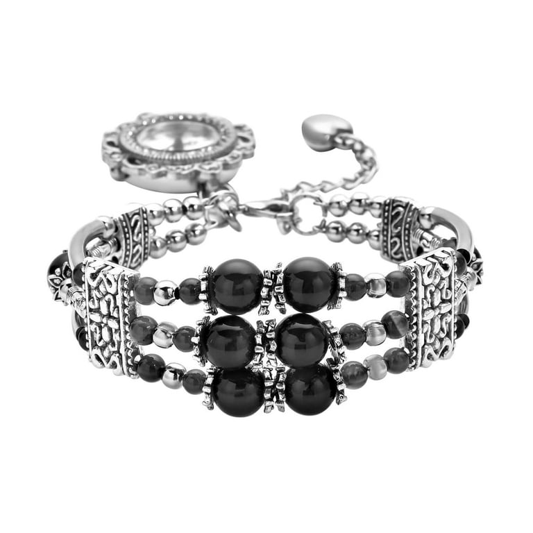 Beautiful Black Cheap Bracelets Beads for Ladies Great as Gift 