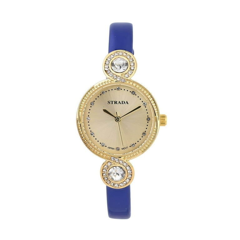 Shop LC Strada Crystal Japanese Movement Infinity Watch in