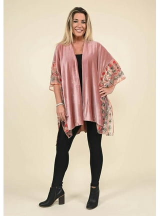 Burnout Velvet Kimono