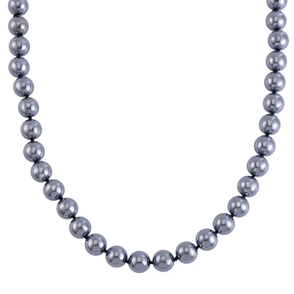 Shop LC Terahertz 580.00 ctw Beaded Necklace in Stainless Steel 20 Inches