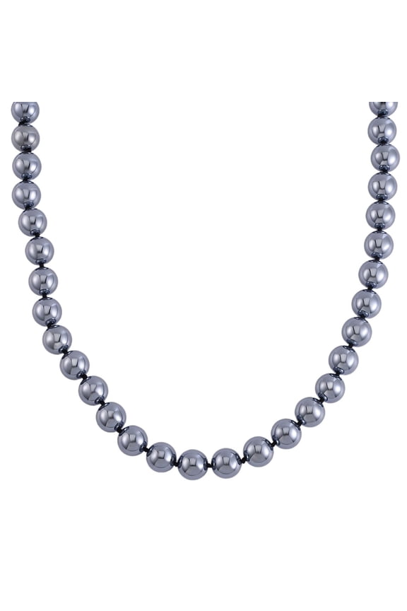 Terahertz 580.00 ctw Beaded Necklace in Stainless Steel 20 Inches