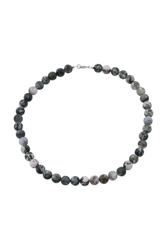 Tree Beaded 317.20 ctw Necklace 18 Inches in Sterling Silver Christmas Gifts