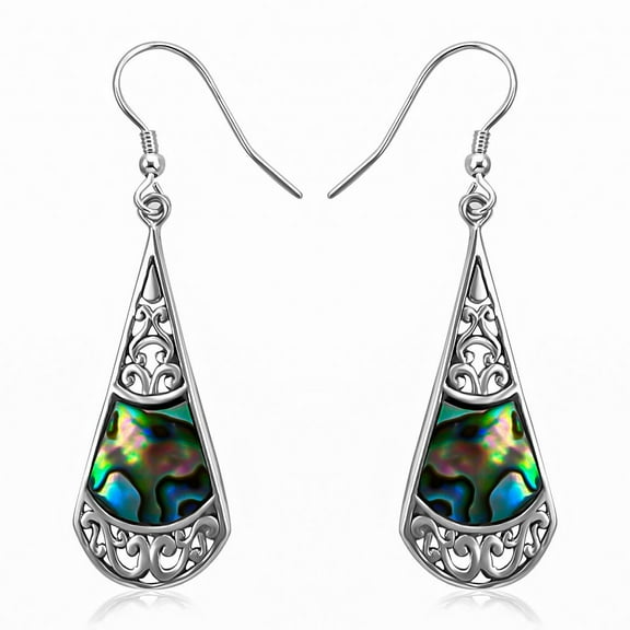 Abalone Shell 925 Sterling Silver Drop Earrings Jewelry Gifts for Women Birthday Gifts