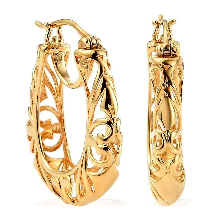 designer gold hoop earrings for women lv