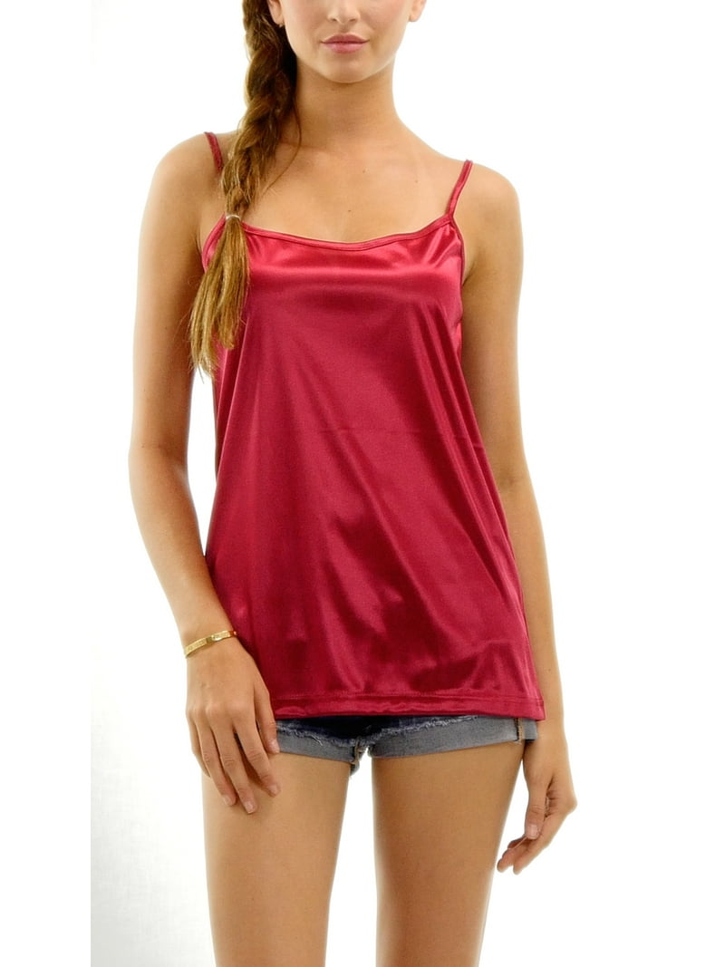 Melody/ O2 Collection women's Satin Full Slip Camisole - Walmart.com