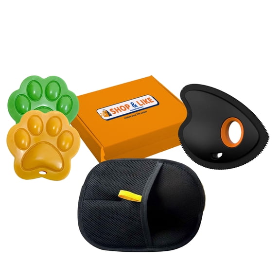 Shop&Like, 3 in 1 - Pet Hair Remover Kit for Laundry, Car and Furniture