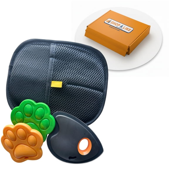 Shop&Like, 3 in 1 - Pet Hair Remover Kit for Laundry, Car and Furniture