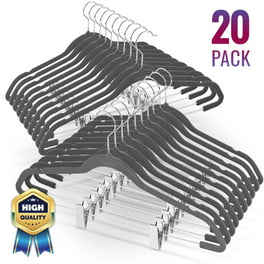 Osto Premium Velvet Hangers For Kids, Pack Of 50 Non-slip Clothes Hangers,  Thin Space-saving With Notches And 360° Hook; 14 Inch Gray : Target
