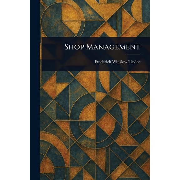 Shop Management, (Paperback)