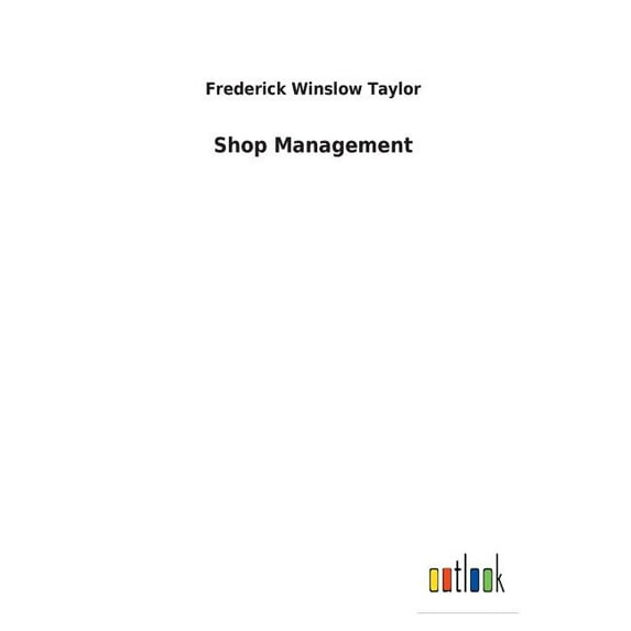 Shop Management (Paperback)