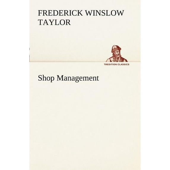 Shop Management (Paperback)
