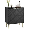 thumbnail image 1 of Shop Now Stylish Storage Cabinet with 2 Doors – Modern Black Accent Buffet Cabinet for Kitchen, Dining Room, Living Room & Hallway, Featuring Height-Adjustable Shelves and Elegant Design, 1 of 6