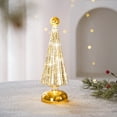 thumbnail image 1 of Shop All Savings karymi Sparkling 11-Inch Glass Christmas Tree Night Light with LED Bulb for Warm Holiday Ambiance Birthday Gifts Limited Time Deal Weekly flyer, 1 of 3