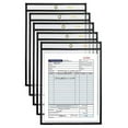 thumbnail image 1 of Shop Ticket Holders, 9 x 12 Inches, Both Sides Clear, Stitched Black Edge Trim, by Better Office Products, 25 Pack, 1 of 3