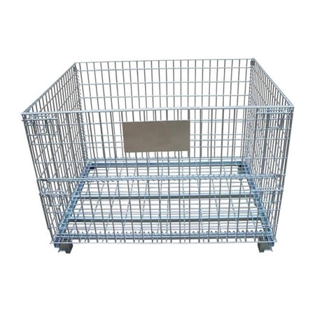 Shop Tuff STF-404842FWC Folding Wire Storage Container
